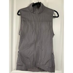 Adidas Terrex Agravic Trail Vest Grey Full Zip Sleeveless Jacket Womens Small